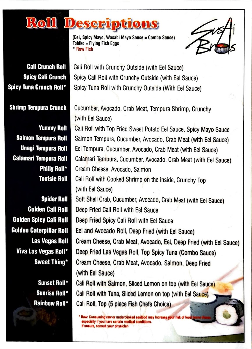 Sushi Bros Menu - Image 2